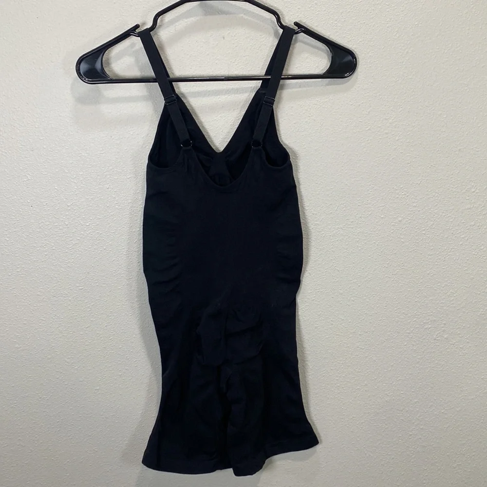 Pumiey black bodysuit  body shaper black‎